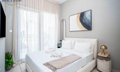 1BR Unit | Bright City View | Over-looking Dubai Canal Waters