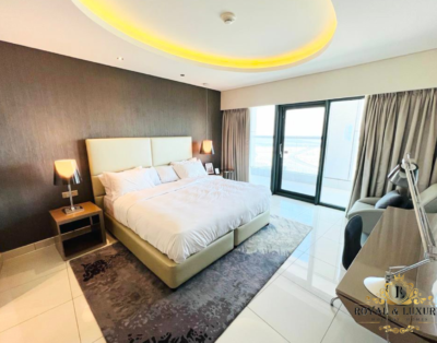 1BR in High Floor with Cinematic Furniture Accent